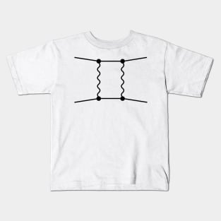 Feynman Diagram - Quantum Field Theory And Particle Physics Kids T-Shirt